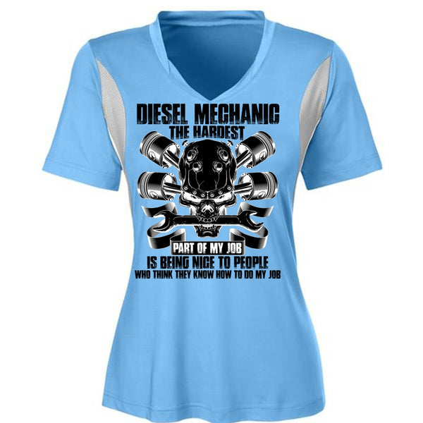 Diesel Mechanic The Hardest T Shirt, I Love Mechanic T Shirt, Awesome T-Shirts