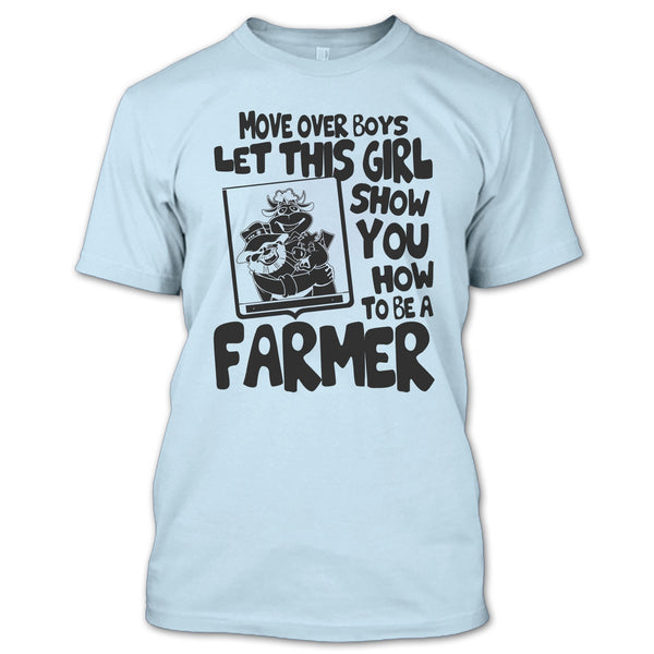 Let This Girl T Shirt, Coolst Farmer Girls T Shirt