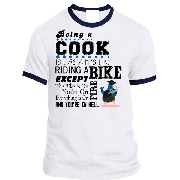 A black t-shirt with the shopify logo