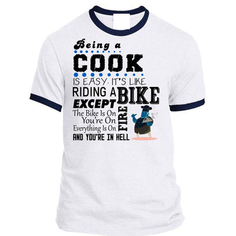 A black t-shirt with the shopify logo