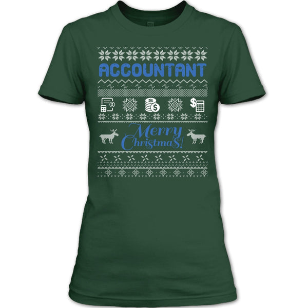 Acoountant Merry Christmas T Shirt, I Am A Accountant T Shirt