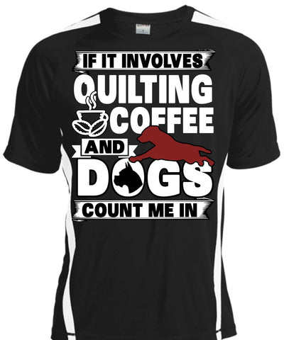 A black t-shirt with the shopify logo