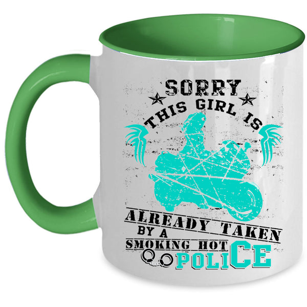 Marrying Coffee Mug, This Girl Is Already Taken By A Hot Police Accent Mug