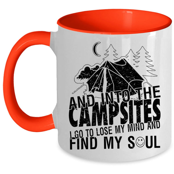 I Go To Lose My Mind And Find My Soul Coffee Mug, Into The Campsite Accent Mug