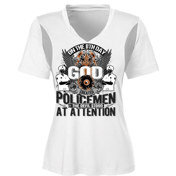 God Created Policemen T Shirt, Being A Police T Shirt, Awesome T-Shirts
