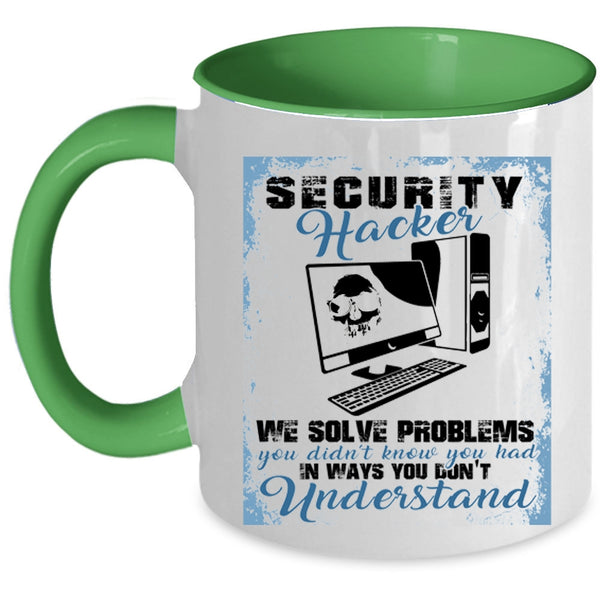 Cool Gift For Hackers Coffee Mug, Security Hackers Accent Mug