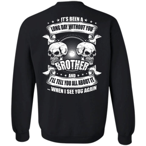 A black t-shirt with the shopify logo