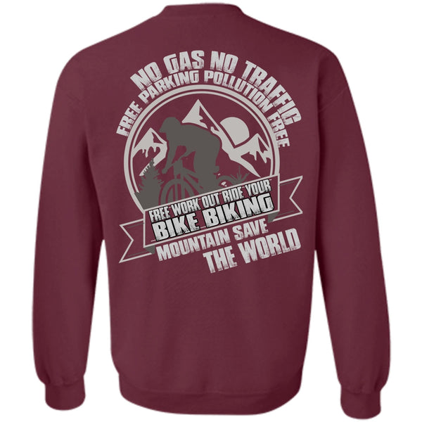 Mountain Save The World T Shirt, I Love Biker Sweatshirt