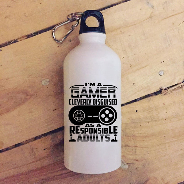 I'm A Gamer 20 oz Stainless Steel Bottle,Cool Gift For Gamers Outdoor Sports Water Bottle