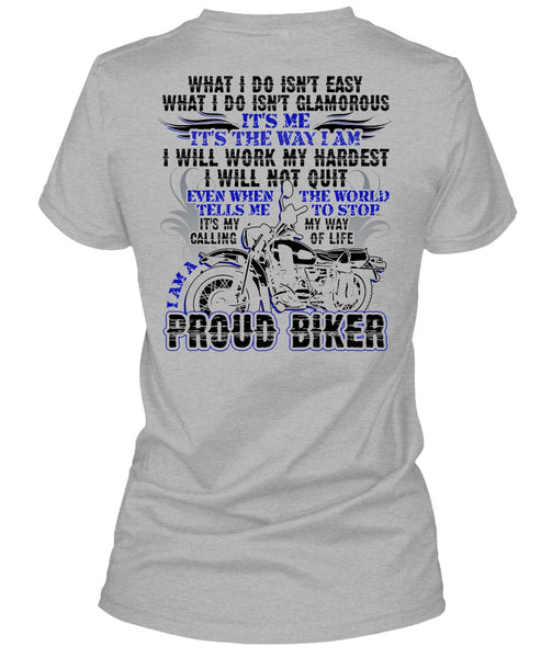 I Am A Proud Biker T Shirt, I Love Biker T Shirt