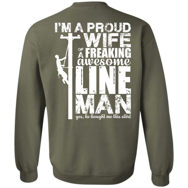 Awesome Lineman T Shirt, I Love Lineman Sweatshirt