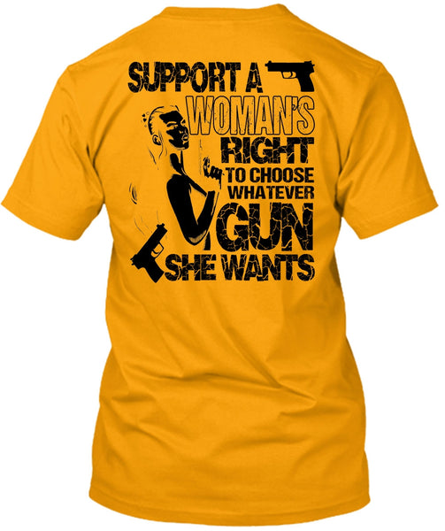 Choose Whatever Gun T Shirt, I Love Gunner T Shirt