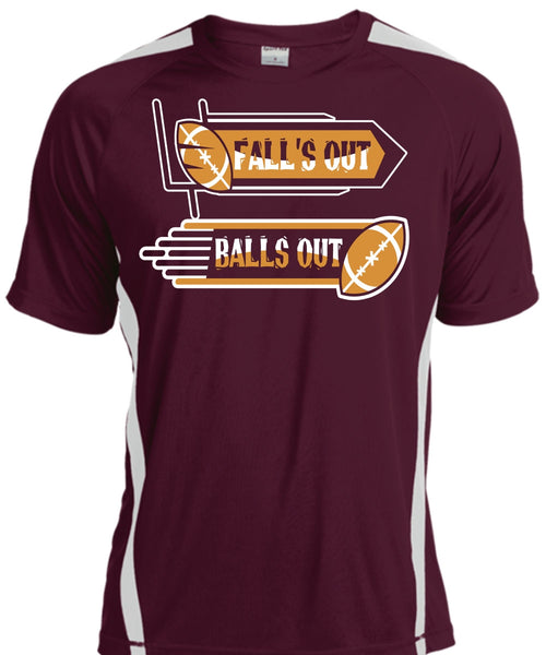 Fall's Out Balls Out T Shirt, Neing A Football Player T Shirt, Cool Shirt