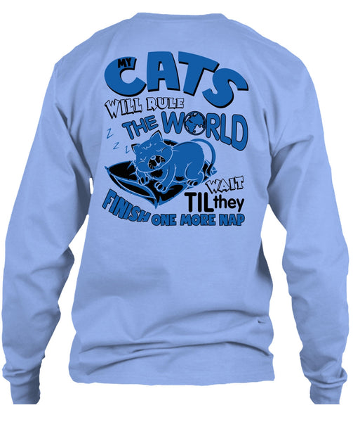 Cat's Will Rule The World T Shirt, I Love My Cat T Shirt