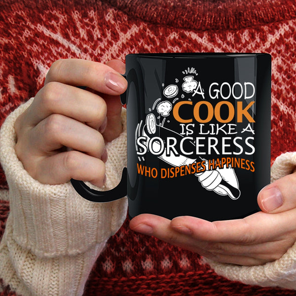 A Good Cook Is Like A Sorceress Coffee Mug, I Love Cooking Coffee Cup