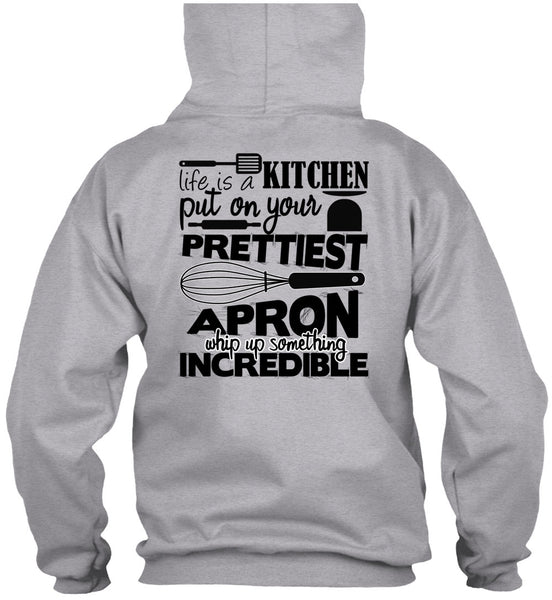 Life Is A Kitchen T Shirt, I Love Cooking T Shirt
