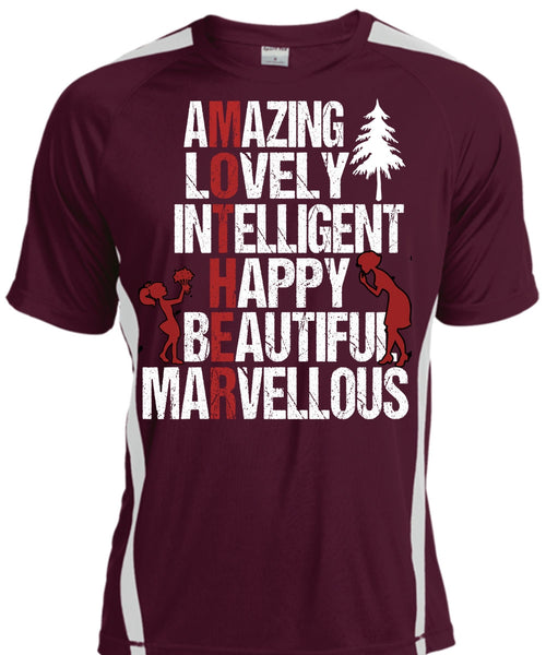 Amazing Lovely Intelligent Happy T Shirt, Being A Mom T Shirt, Cool Shirt
