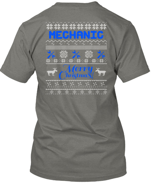 Mechanic Merry Christmas T Shirt, Being A Mechanic T Shirt