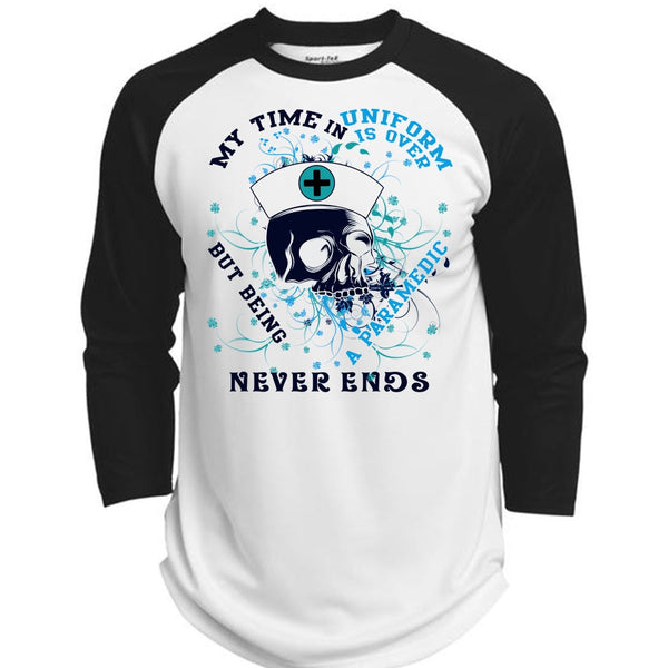 A black t-shirt with the shopify logo