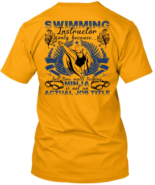 Swimming Instructor T Shirt, I Love Swimming T Shirt