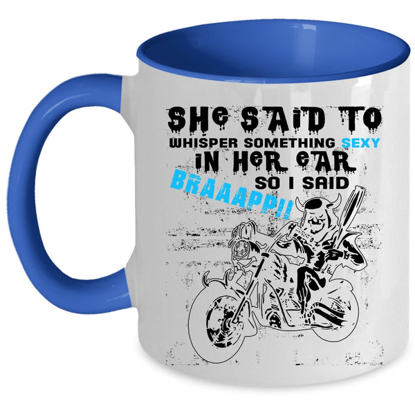 Cool Gift For My Daughter Coffee Mug, Awesome Motorcycles Accent Mug