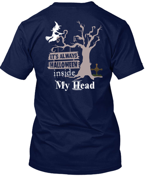 It's Always Halloween Inside My Head T Shirt, I Love You Pumpkin T Shirt
