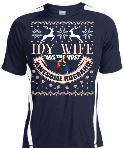 My Wife Has The Most Awesome Husband T Shirt, This Girl Loves Christmas T Shirt, Cool Shirt