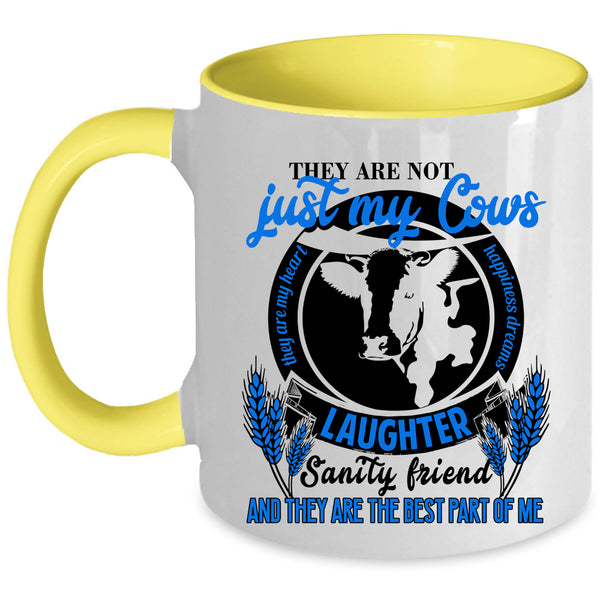 They Are My Heart Coffee Mug, They Are Not Just My Cows Accent Mug