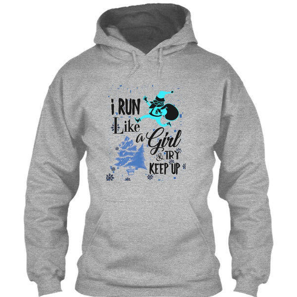 I Run Like A Girl T Shirt, Coolest Runner Merry Christmas T Shirt