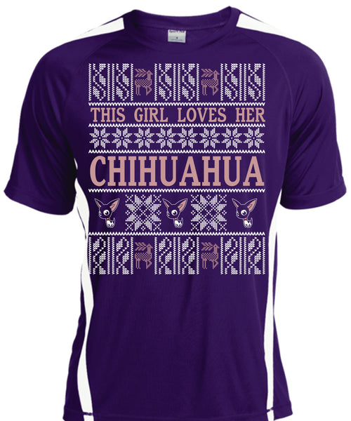 This Girl Loves Her Chihuahua T Shirt, This Girl Loves Christmas T Shirt, Cool Shirt
