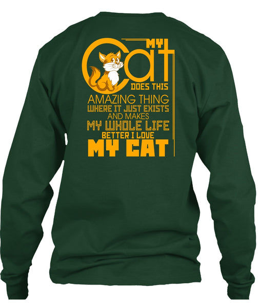 My Cat Does This Amazing Thing T Shirt, I Love Cat T Shirt