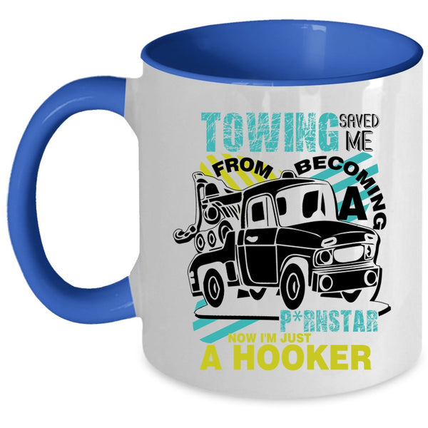 Become Tow Truck Driver Coffee Mug, Cool Towing Accent Mug