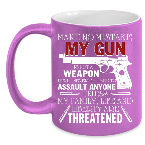 My Family Life And Liberty Coffee Mug, Gift For Dad Coffee Cup