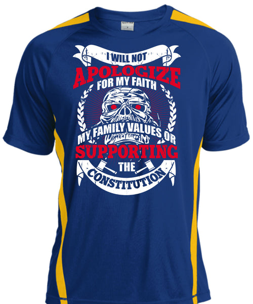 I Will Not Apologize For My Faith T Shirt, I Love My Life T Shirt, Cool Shirt