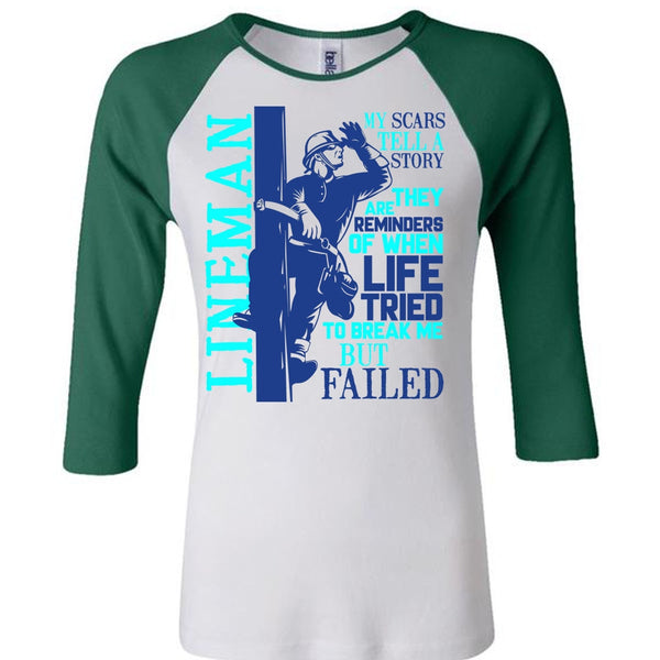 Lineman My Scars Tell A Story T Shirt, I Love Lineman T Shirt, Awesome T-Shirts