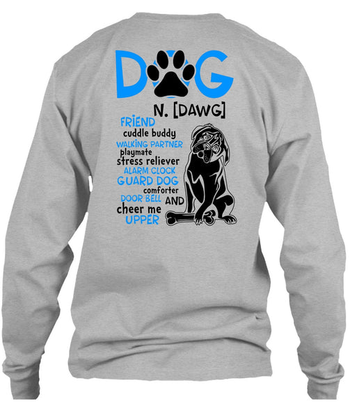 Dog Friend Cuddle Buddy Walking T Shirt, Dog Comforter Door Bell T Shirt