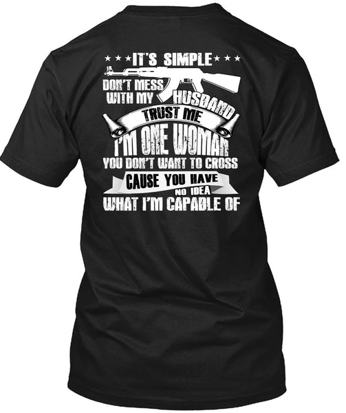 A black t-shirt with the shopify logo