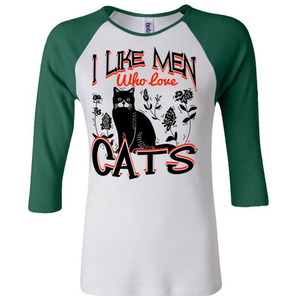 I Like Men Who Love Cats T Shirt, I Love Cats T Shirt, Awesome T-Shirts