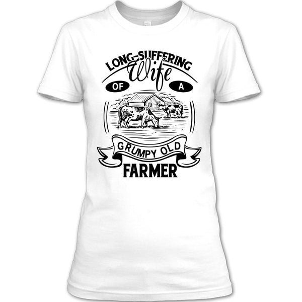 Long-Suffering Wife T Shirt, Coolest Grandpa T Shirt