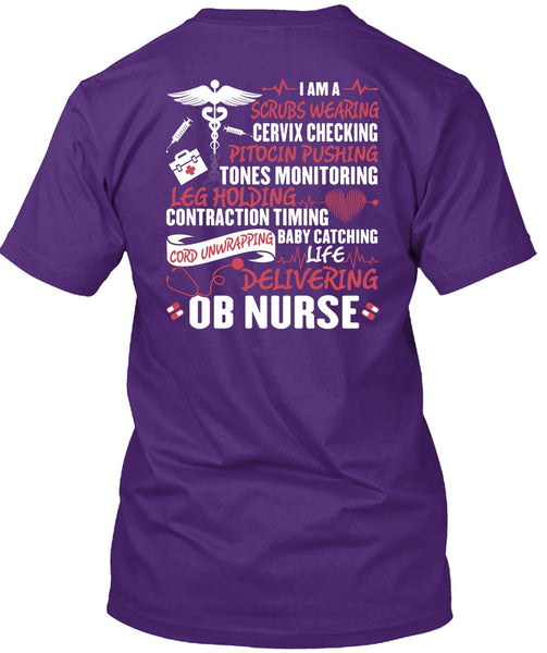 Life Delivering Ob Nurse T Shirt, Being A Nurse T Shirt