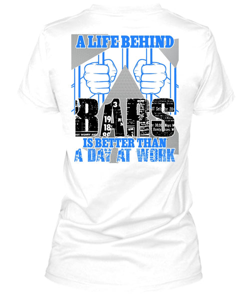 A Life Behind Bars T Shirt, Being A Biker T Shirt