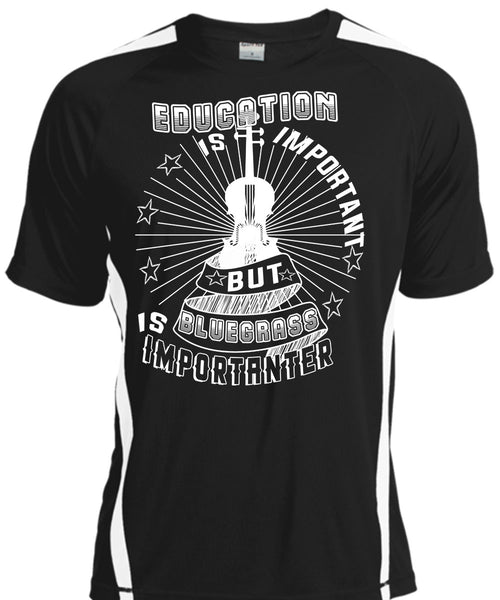 A black t-shirt with the shopify logo