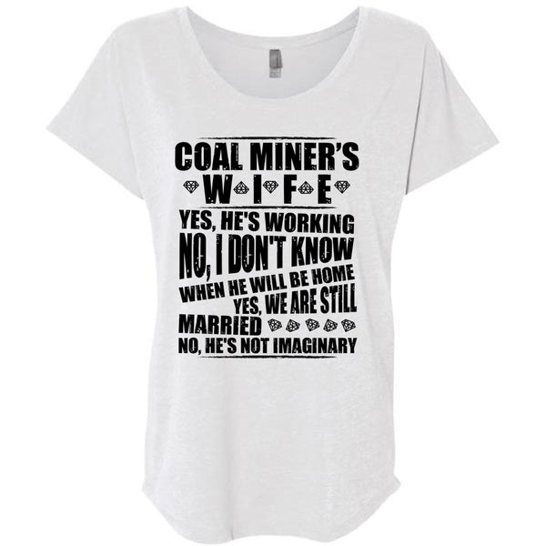 Coal Miner's Wife T Shirt, I Love Miner T Shirt, Awesome T-Shirts