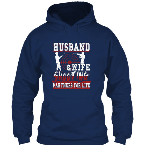Husband & Wife T Shirt, Shooting Partners For Life T Shirt