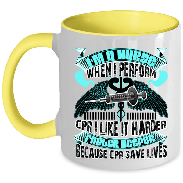 Cool Nurses Coffee Mug, I'm A Nurse Accent Mug