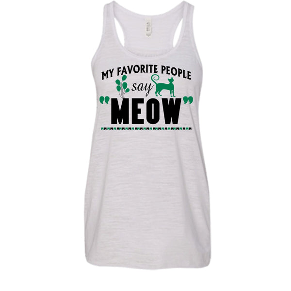 My Favorite Say Meow Shirt, I Love My Cat Shirt