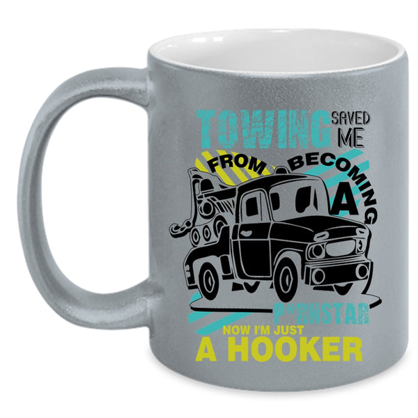 Become Tow Truck Driver Coffee Mug, Cool Towing Accent Mug