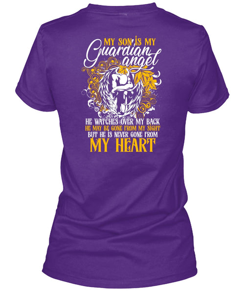 My Son Is My Guardian Angel T Shirt, My Heart T Shirt