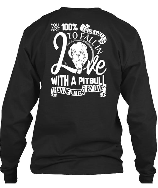 Fall In Love With A Pit Bull T Shirt, My Pets T Shirt