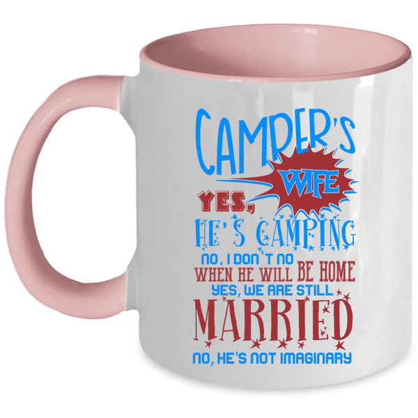 Beautiful Wife Coffee Mug, Camper's Wife Accent Mug